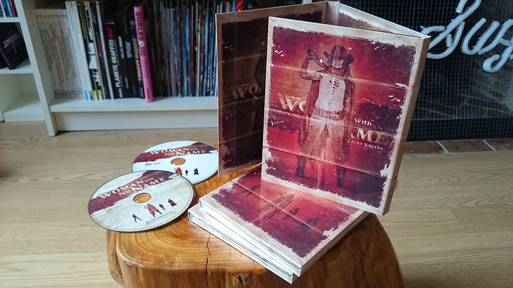 Woman With No Name collector dvd, a digipack including the short movie, by Fabio Soares, and the OST by Junksista