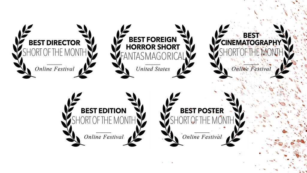 Five new awards for Bitch, Popcorn & Blood, at Fantasmagorical Film Festival and Short of the Month