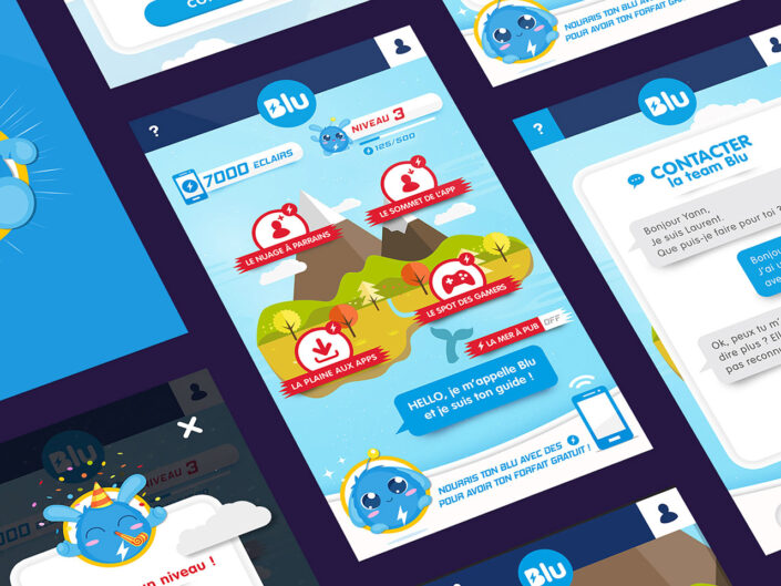 Blu App / design by Fabio Soares