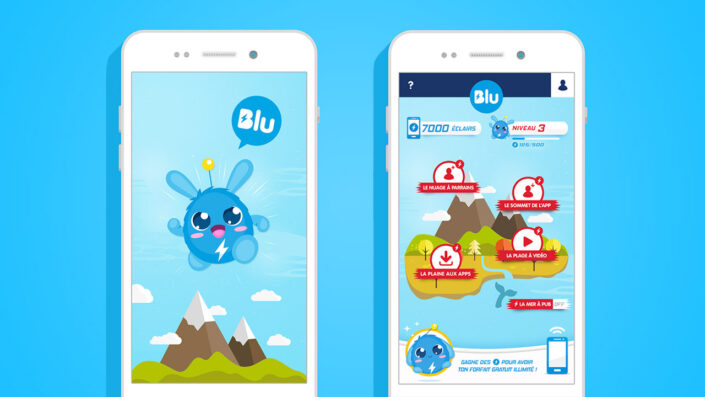 Blu App / design by Fabio Soares